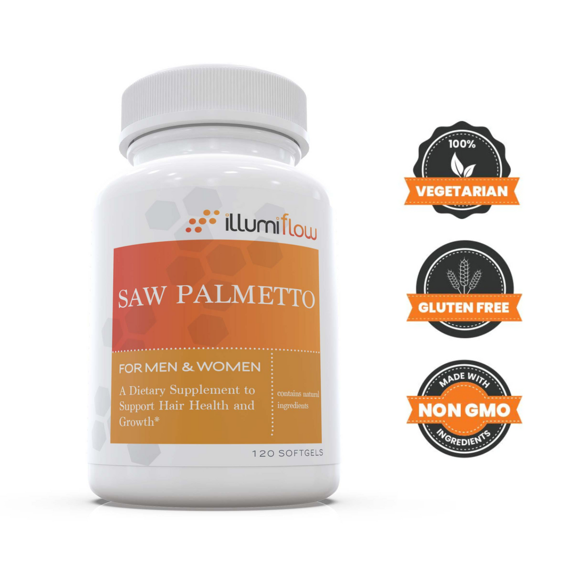 Saw Palmetto Vitamin For Hair Loss Complete Hair Growth Supplement illumiflow