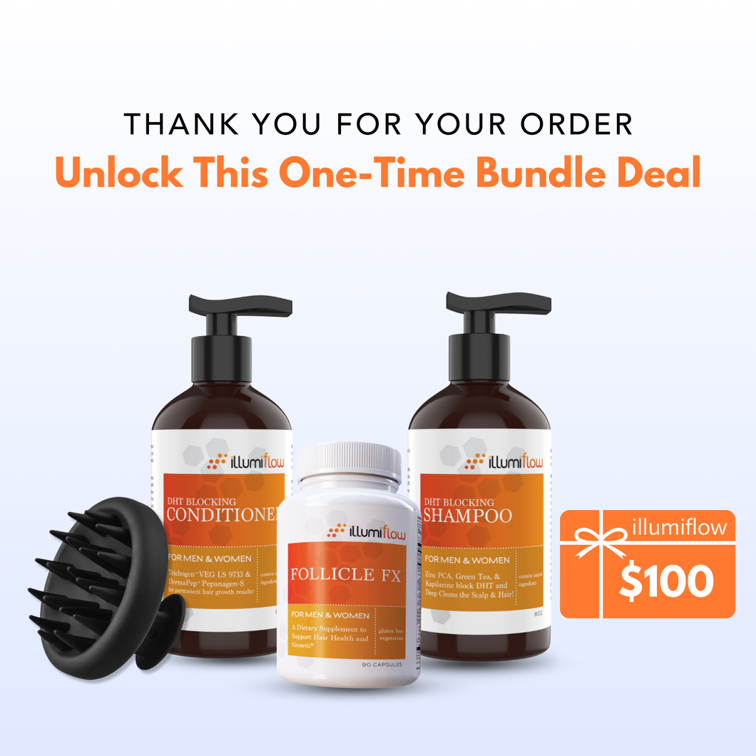 Thank You Bundle: Hair Growth Essentials + $100 Gift Card